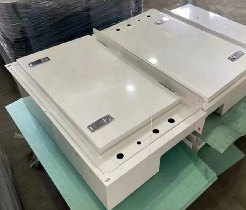 Powder-coated storage enclosure